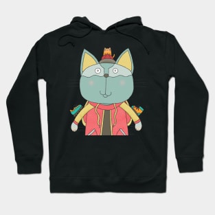 Sporty Cat Goof Hoodie